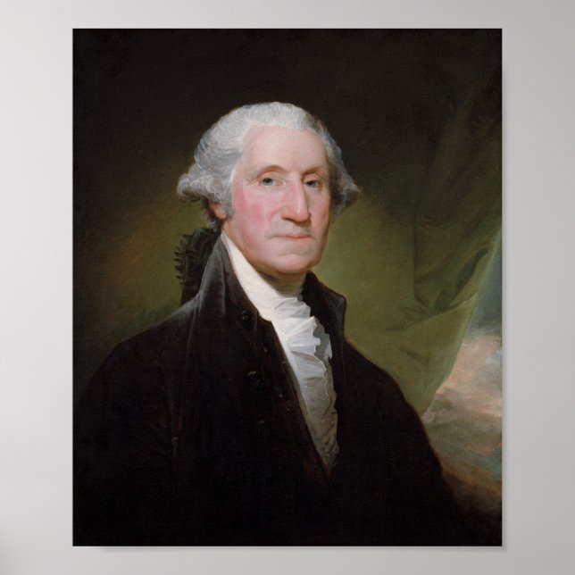 Póster George Washington Painting - Gilbert Stuart (Frente)