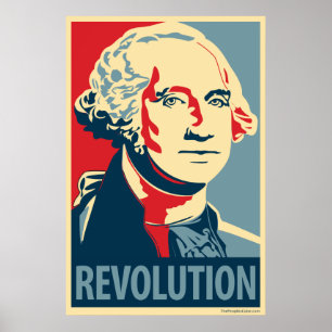 Póster George Washington: poster parodia de Obama