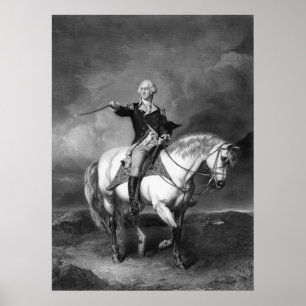 Póster George Washington Salute poster/print