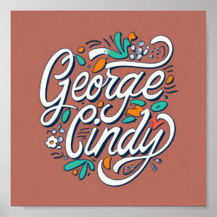 Póster George y Cindy Poster