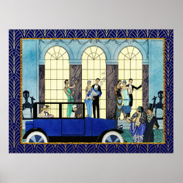 Póster Georges Barbier - Au Revoir