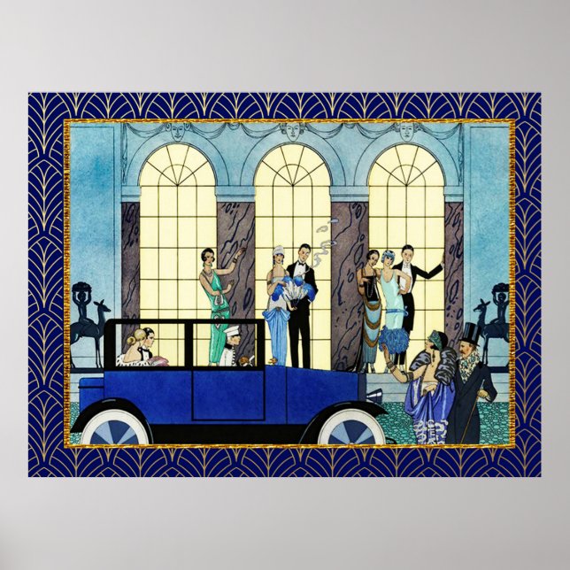 Póster Georges Barbier - Au Revoir (Frente)