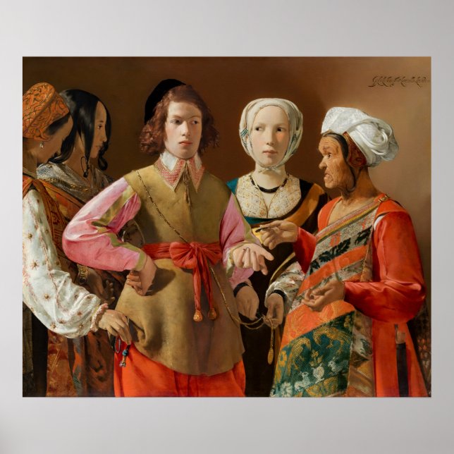 Póster Georges de la Tour - The Fortune Teller (Frente)
