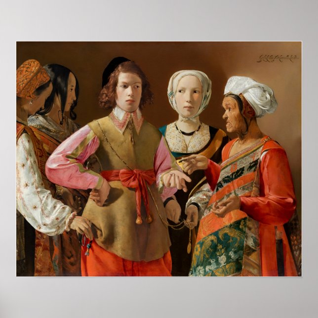 Póster Georges de la Tour - The Fortune Teller (Frente)