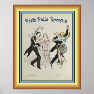 Póster Georges Goursat ~ París Belle Époque ~1913 ~