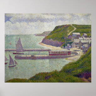 Póster Georges Pierre Seurat Puerto de Port-en-Bessin