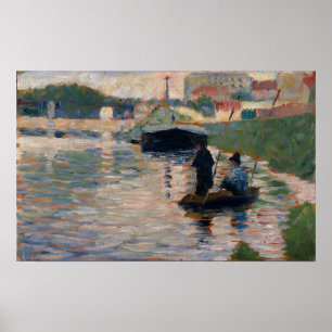 Póster Georges Pierre Seurat Vista del Sena