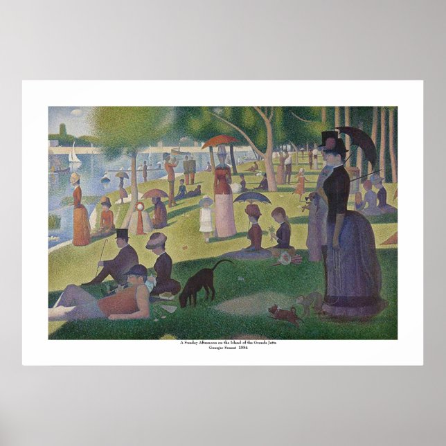 Póster Georges Seurat (Frente)