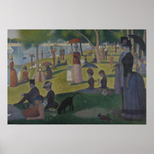 Póster Georges Seurat - Domingo en La Grande Jatte