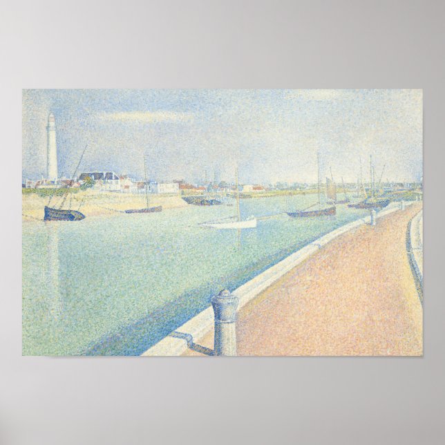 Póster Georges Seurat - El canal de las gaviotas (Frente)