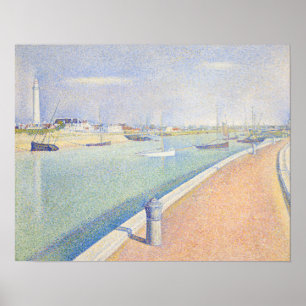 Póster Georges Seurat - El canal de las gaviotas