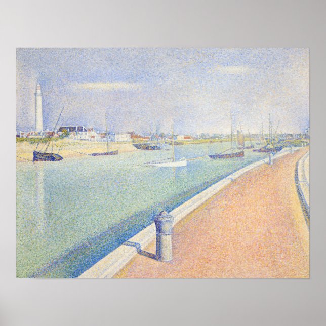 Póster Georges Seurat - El canal de las gaviotas (Frente)