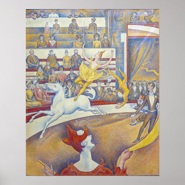 Póster Georges Seurat - El Circo (Frente)