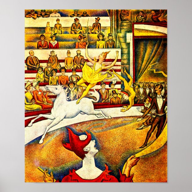 Póster Georges Seurat - El circo - Le Cirque (Frente)