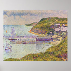 Póster Georges Seurat - Port-en-Bessin en marea alta