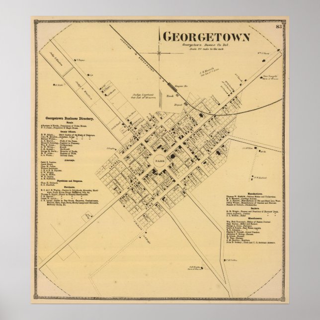 Póster Georgetown (Frente)