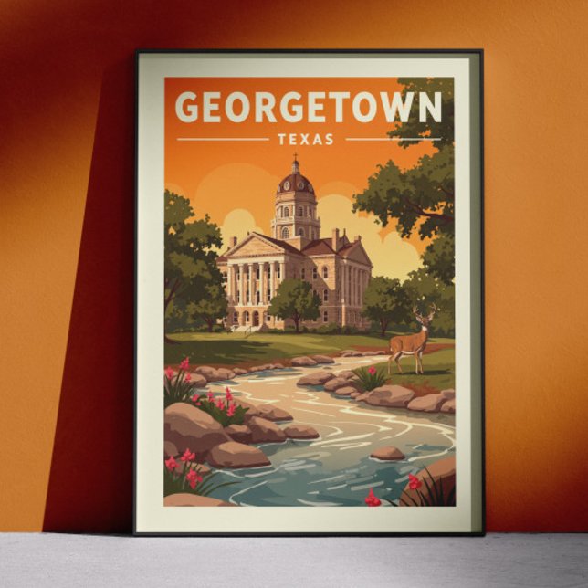 Póster Georgetown Texas antiguo (Subido por el creador)