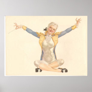 Póster Georgette Washington Poster