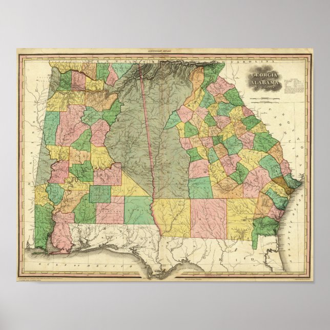 Póster Georgia and Alabama 2 (Frente)