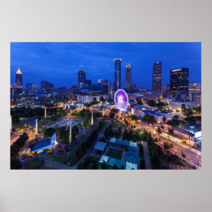 Póster Georgia, Atlanta, Parque Olímpico Centenario