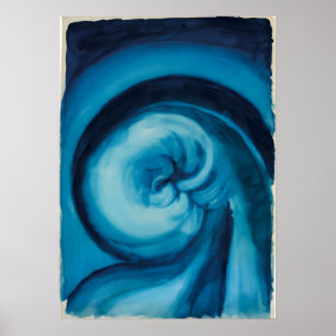 Póster Georgia O'Keeffe - Azul I