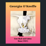 Póster Georgia O'Keeffe: Cow Skull y Calico Rosa (1931)<br><div class="desc">Georgia O'Keeffe da vida al desierto con esta imagen del suroeste de los Estados Unidos llamada "Cow Skull y Calico Rosa. Okeefe es una famosa artista estadounidense que centró la mayor parte de su trabajo en el suroeste estadounidense. Puedes comprar el poster "Cow Skulls and Calico Rosa" en mi tienda...</div>