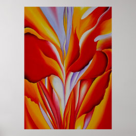 Póster Georgia O'Keeffe - Flower Abstraction