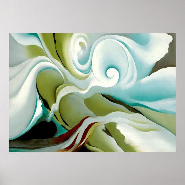 Póster Georgia O'Keeffe - Forma natural (Frente)