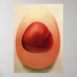 Póster Georgia O'Keeffe - Rocas rojas y rosadas - Precisi