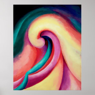 Póster Georgia O'Keeffe - Serie I, No. 3 - 1918