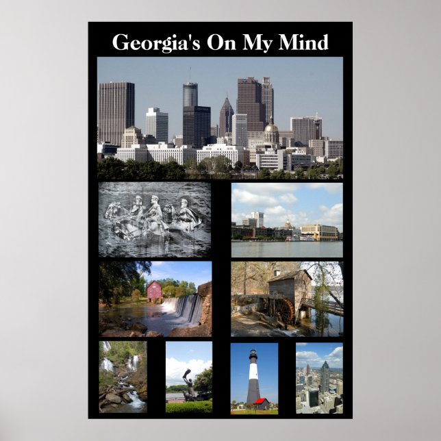 Póster Georgia On My MInd (Frente)