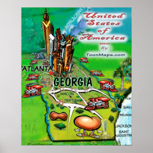 Póster Georgia USA