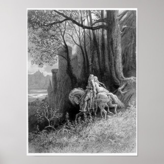 Póster Geraint y Enid Ride Away (Frente)