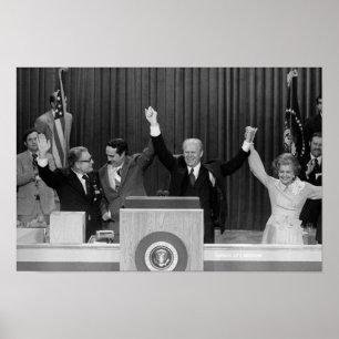Póster Gerald Ford recibió nominación GOP - 1976