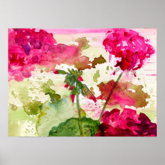 Póster geranium poster