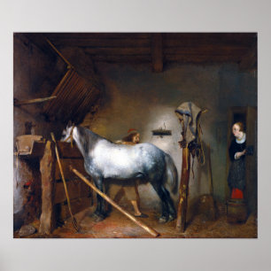Póster Gerard ter Borch Horse Stable