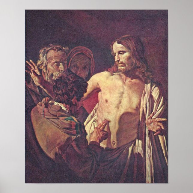 Póster Gerard van Honthorst - Dudoso Thomas (Frente)