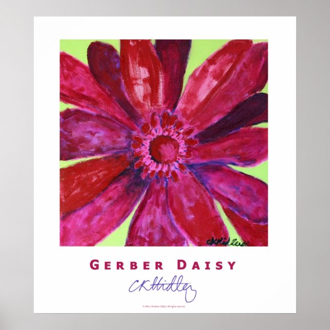 Póster Gerber Daisy Poster (Frente)