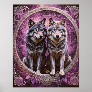 Póster Geri y Freki Poster