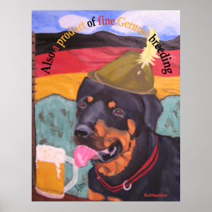 Póster German Heritage Dog Poster