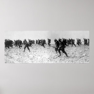 Póster German Infantry Assault