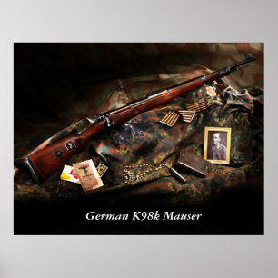 Póster German K98k Mauser