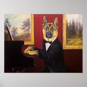 Póster German Shepherd   Piano Waltz