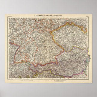 Póster Germany and Austria