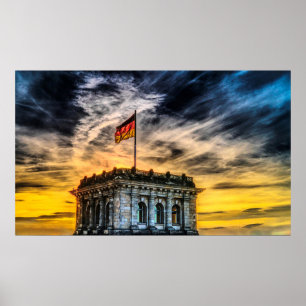 Póster Germany Flag