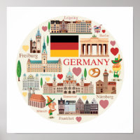 Germany Travel Icons