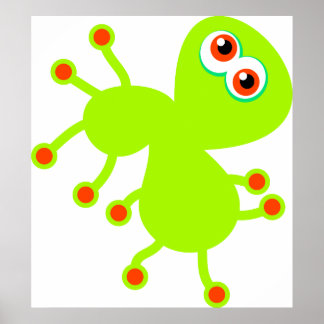 Póster Germen verde