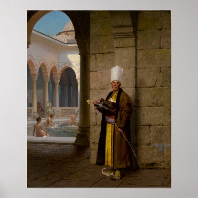 Póster Gérôme - Baño (Frente)