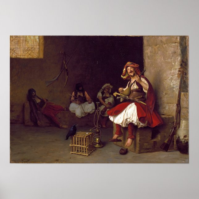 Póster Gérôme - Cantando Bashi Bazouk (Frente)