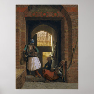 Póster Gérôme - Cuerpo de Guardias Darnautes en El Cairo